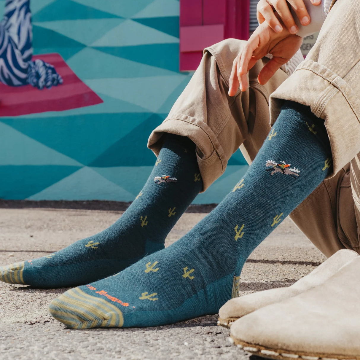 Darn Tough Wool'd Wool'd West Crew Lightweight Sock Men's 6132