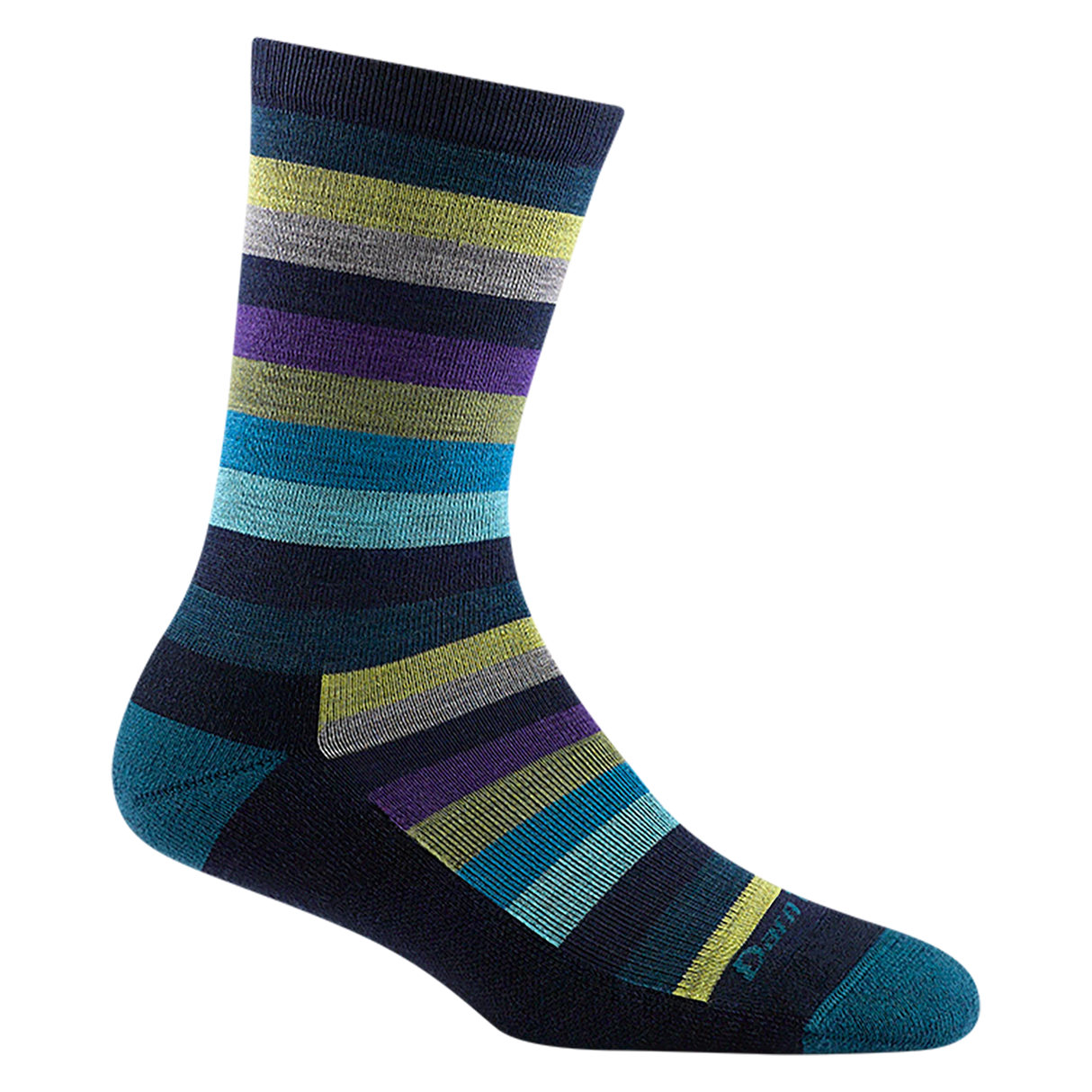 Darn Tough Mystic Stripe Cushioned Lightweight Lifestyle Crew Sock Women's 1644