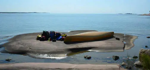 Clipper Canoe Mackenzie 18'6" Ultralight w/ Black Trim & Two Wood Web Seat