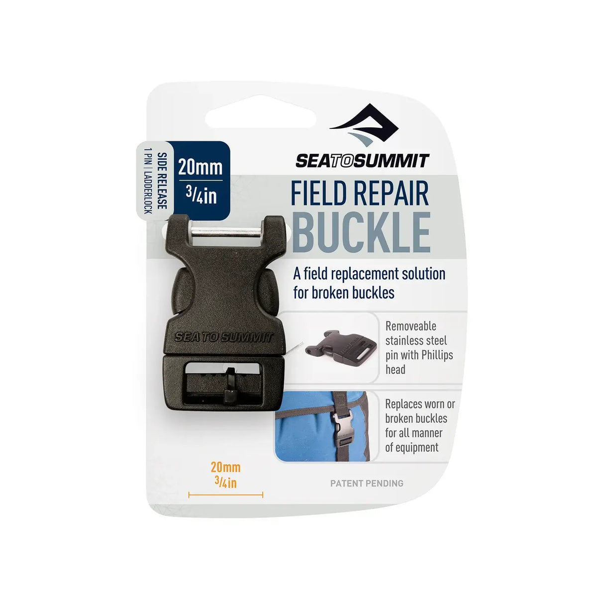 Sea to Summit 3/4 inch Buckle 1 Pin Side Release