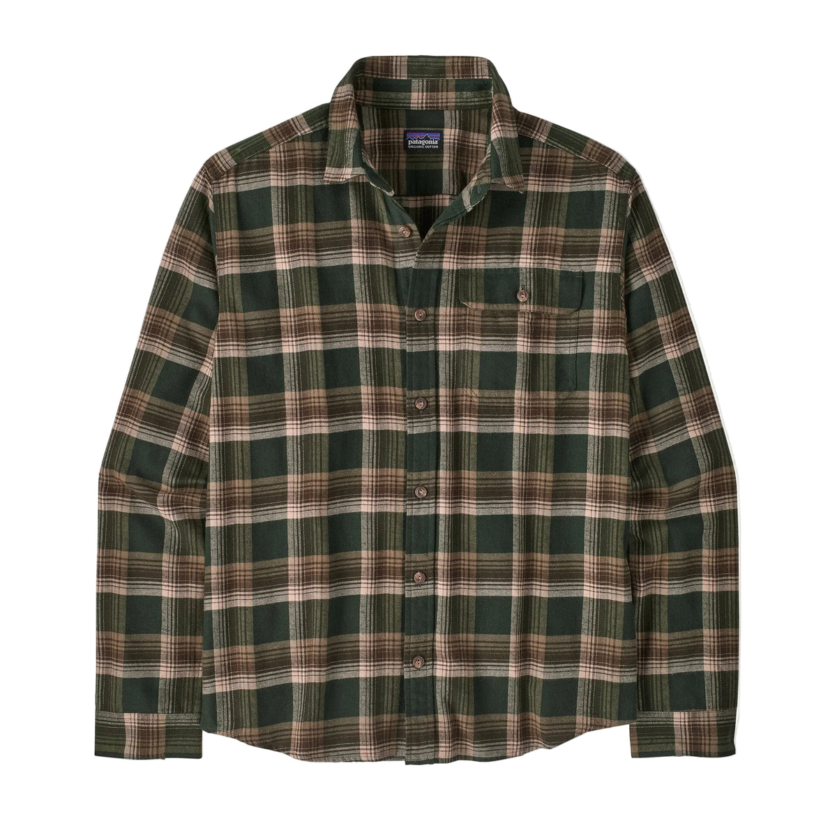 Patagonia Long Sleeve Lightweight Fjord Flannel Shirt Men's