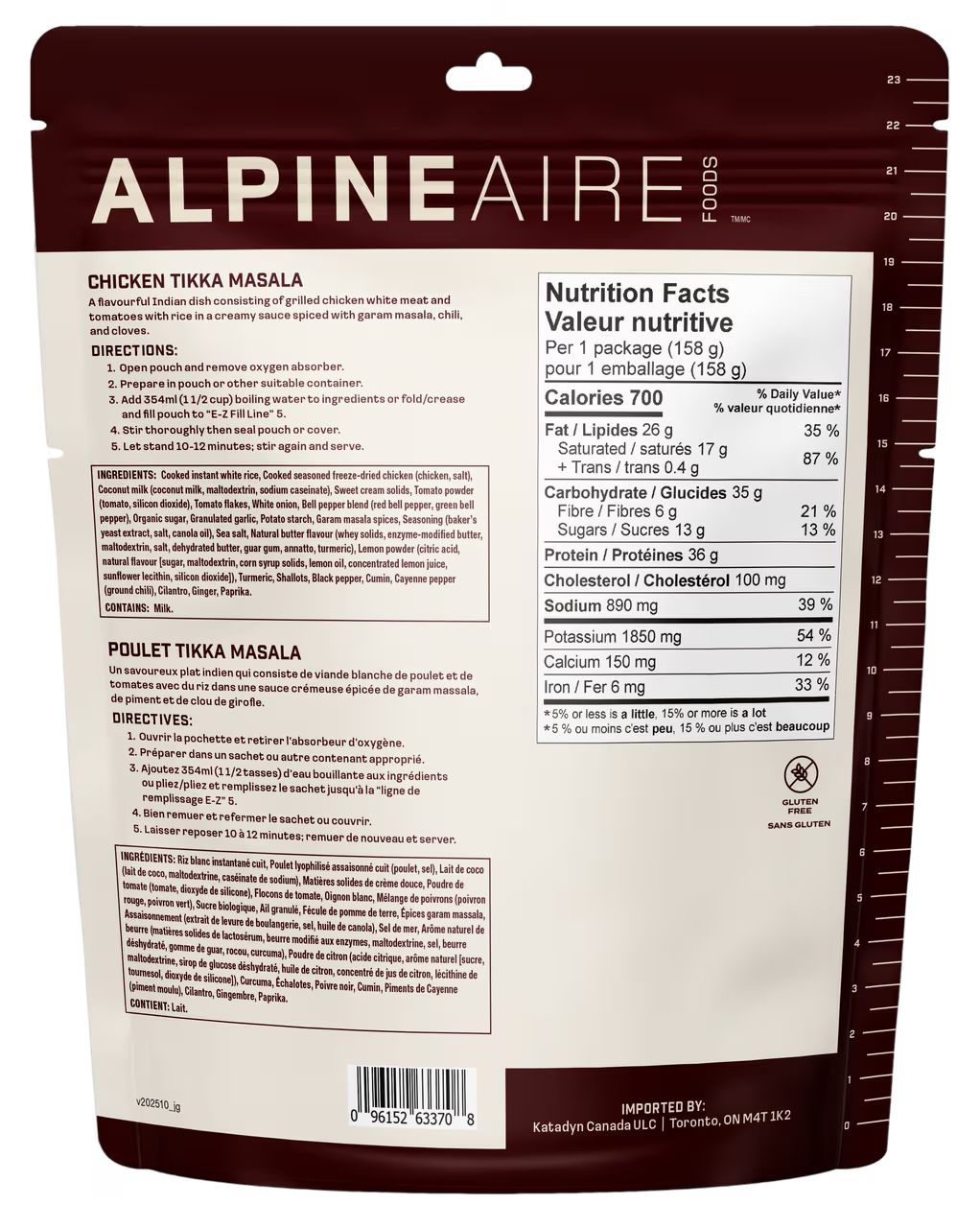 AlpineAire Chicken Tikka Masala