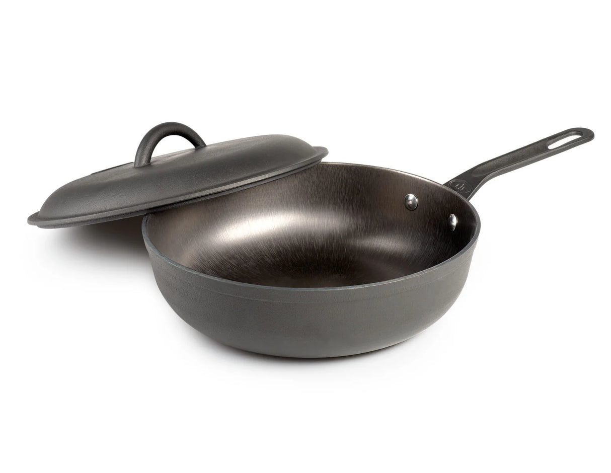GSI Guidecast Deep Fry Pan with Lid 12"