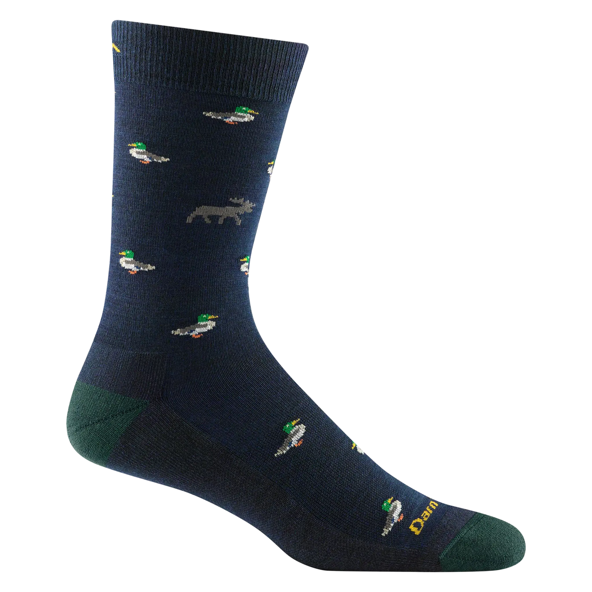 Darn Tough Duck Duck Moose Cushioned Lightweight Lifestyle Crew Sock Men's 6094