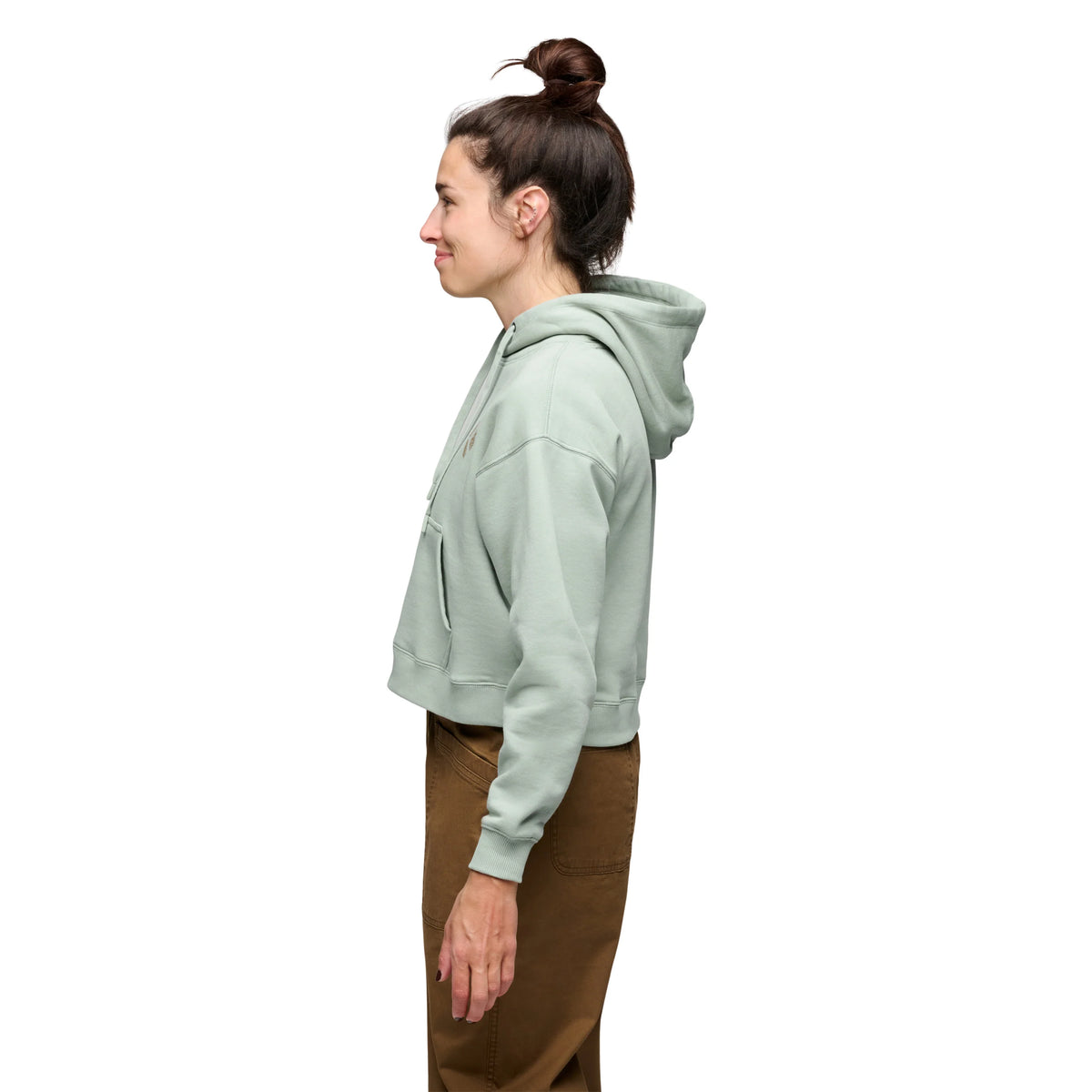 Black Diamond Pine Diamond Cropped Hoody Women's