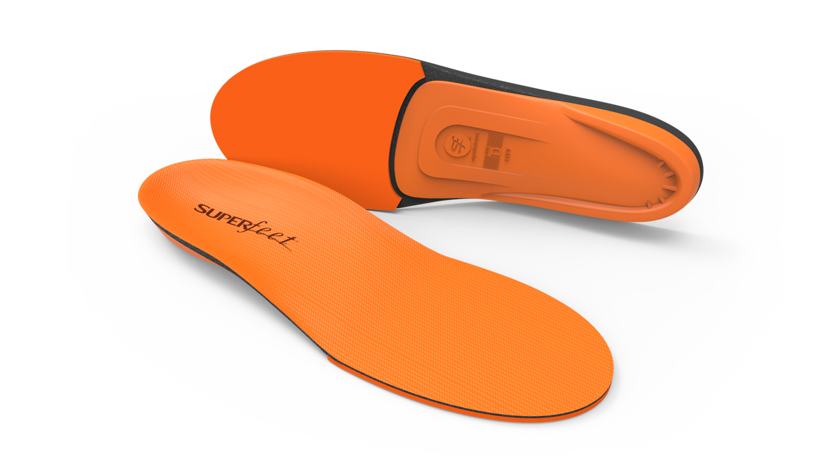 Superfeet All-Purpose High Impact Support Medium Arch Insoles (Orange)
