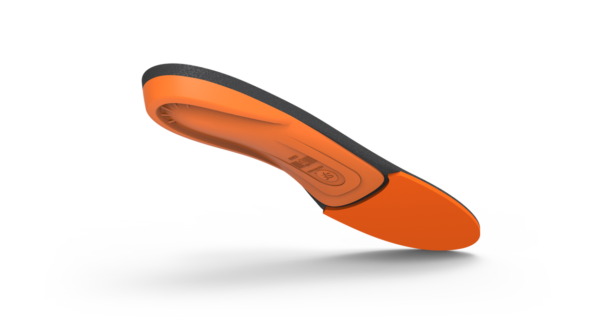 Superfeet All-Purpose High Impact Support Medium Arch Insoles (Orange)