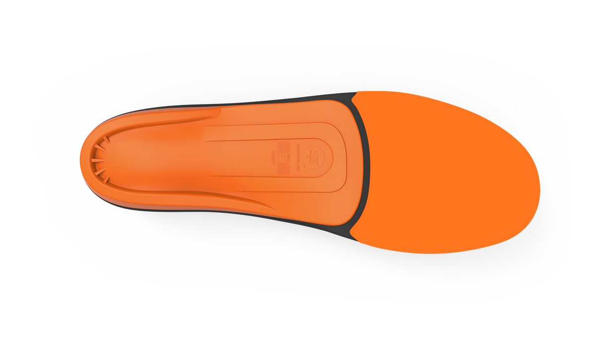 Superfeet All-Purpose High Impact Support Medium Arch Insoles (Orange)