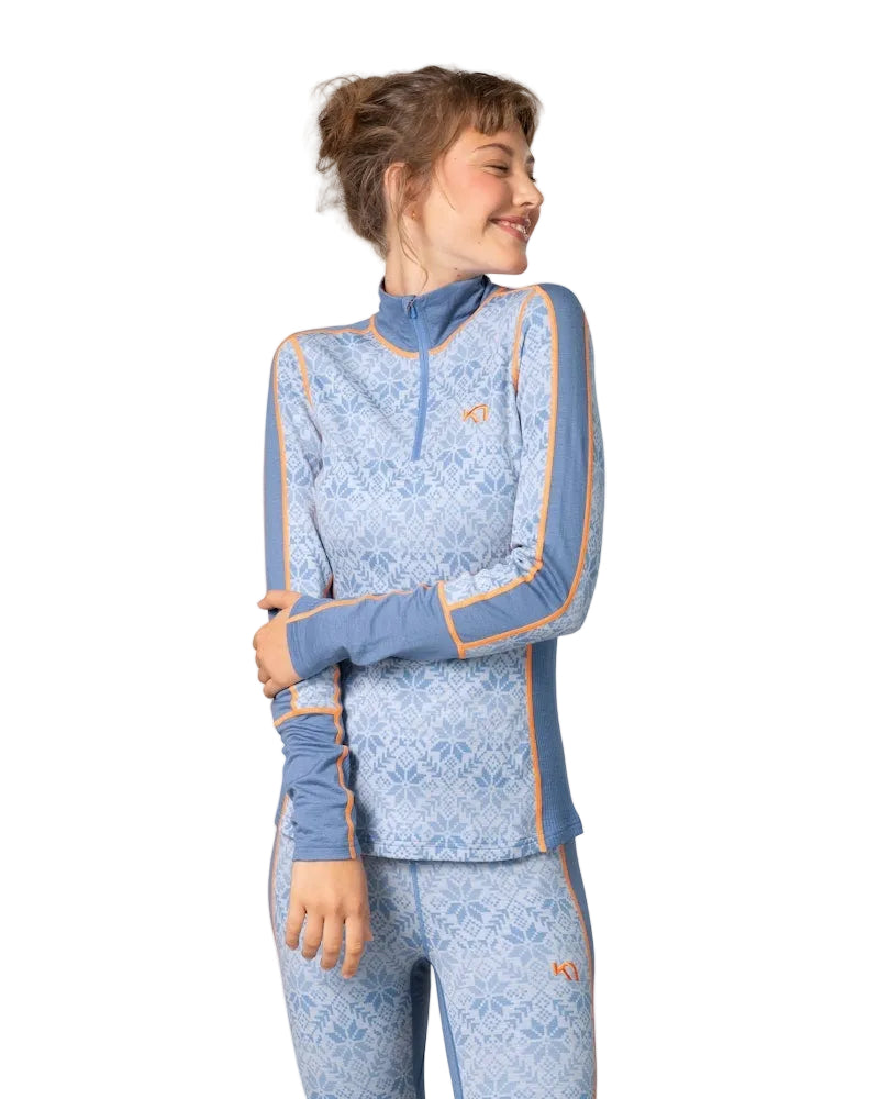 Kari Traa Anna Half Zip Merino Top Women's