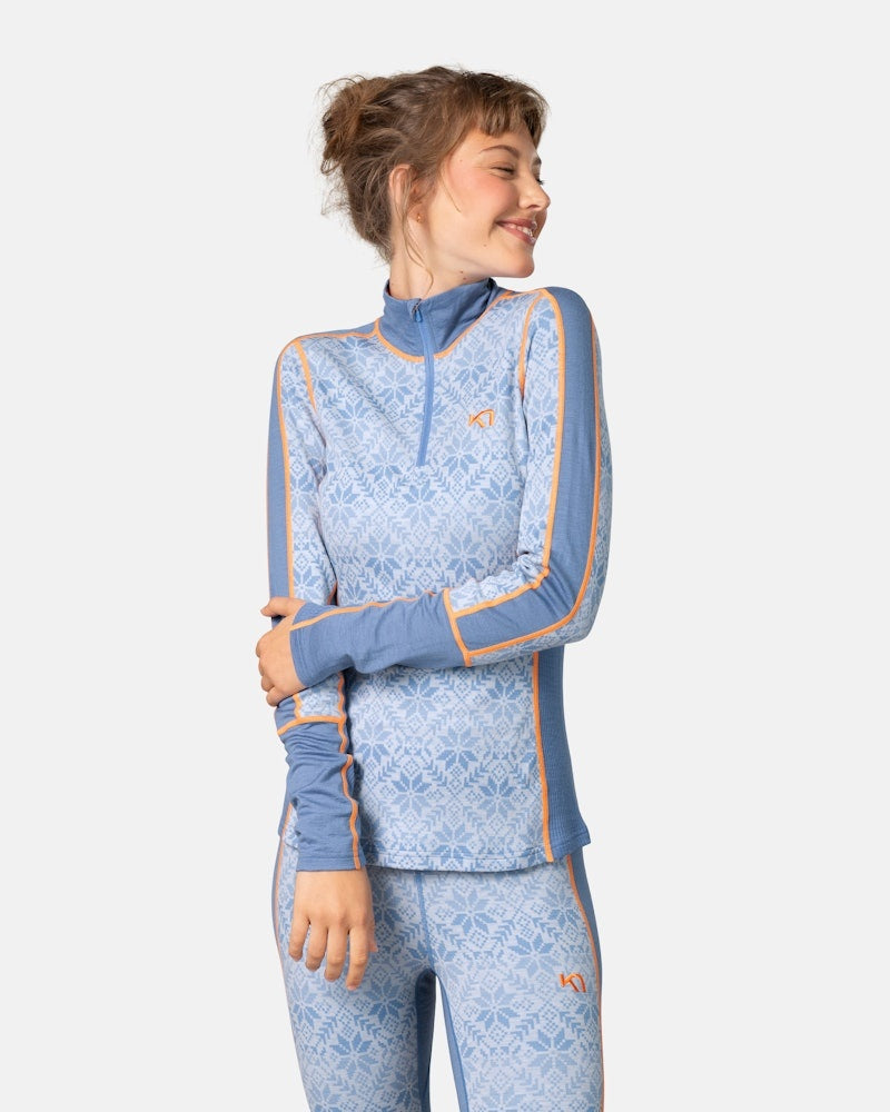Kari Traa Anna Half Zip Merino Top Women's