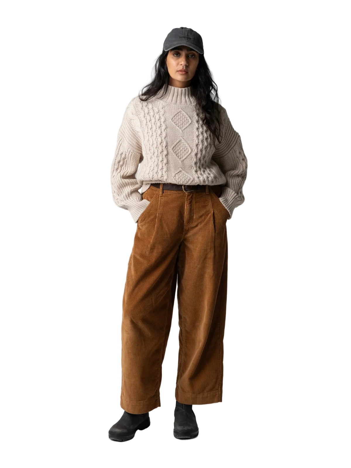 Finisterre Nova Aran Knit Sweater Women's