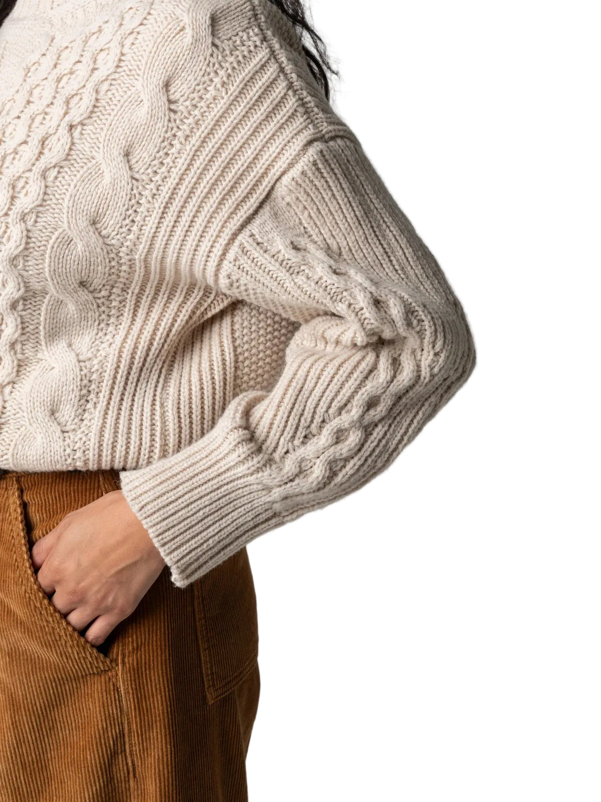 Finisterre Nova Aran Knit Sweater Women's