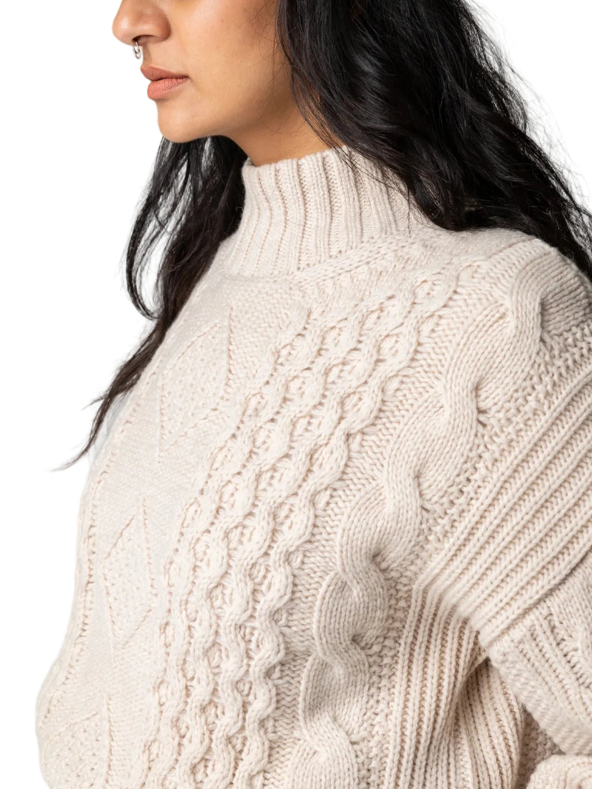 Finisterre Nova Aran Knit Sweater Women's