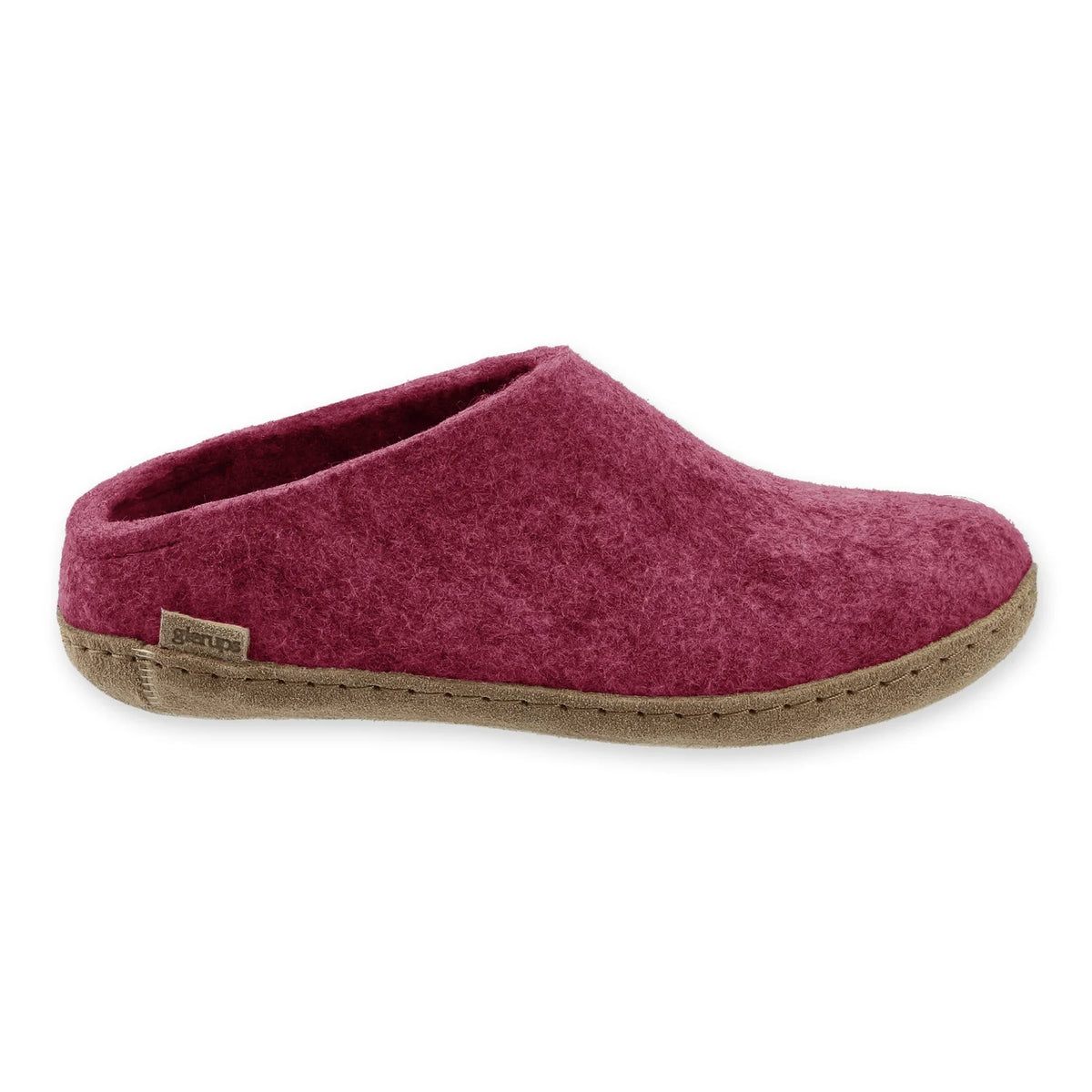 Glerups Felt Slipper With Leather Sole