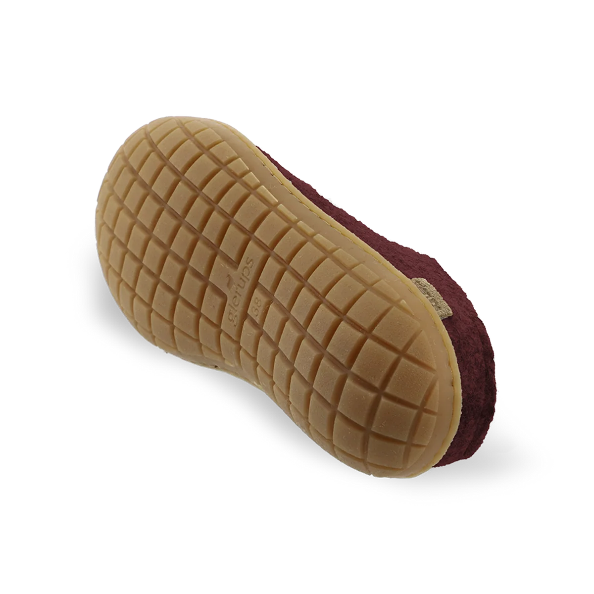 Chaussons Glerups en feutre avec semelle en caoutchouc