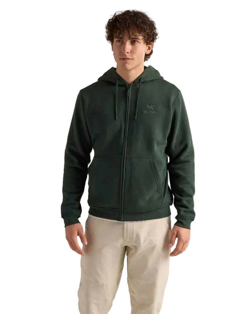 Chandail à capuchon entièrement zippé en molleton Emblem pour hommes d'Arc'teryx