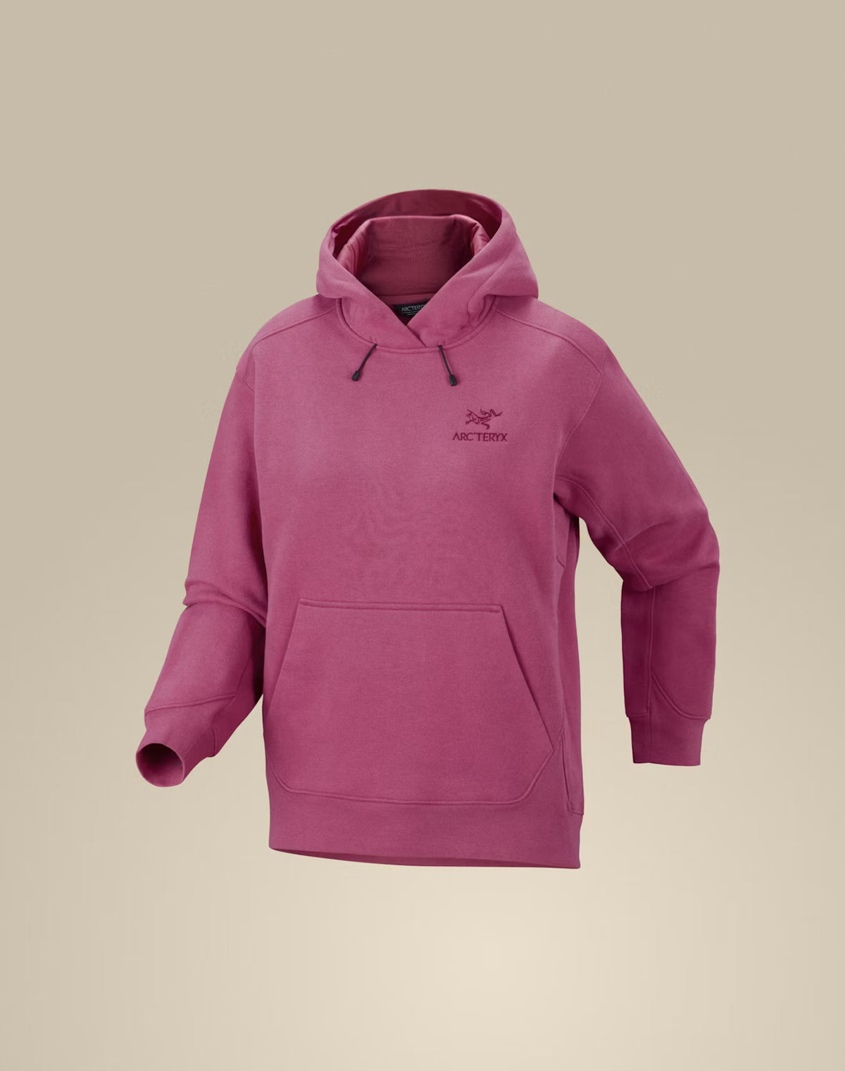 Sweat à capuche en polaire emblème Arc'teryx pour femme