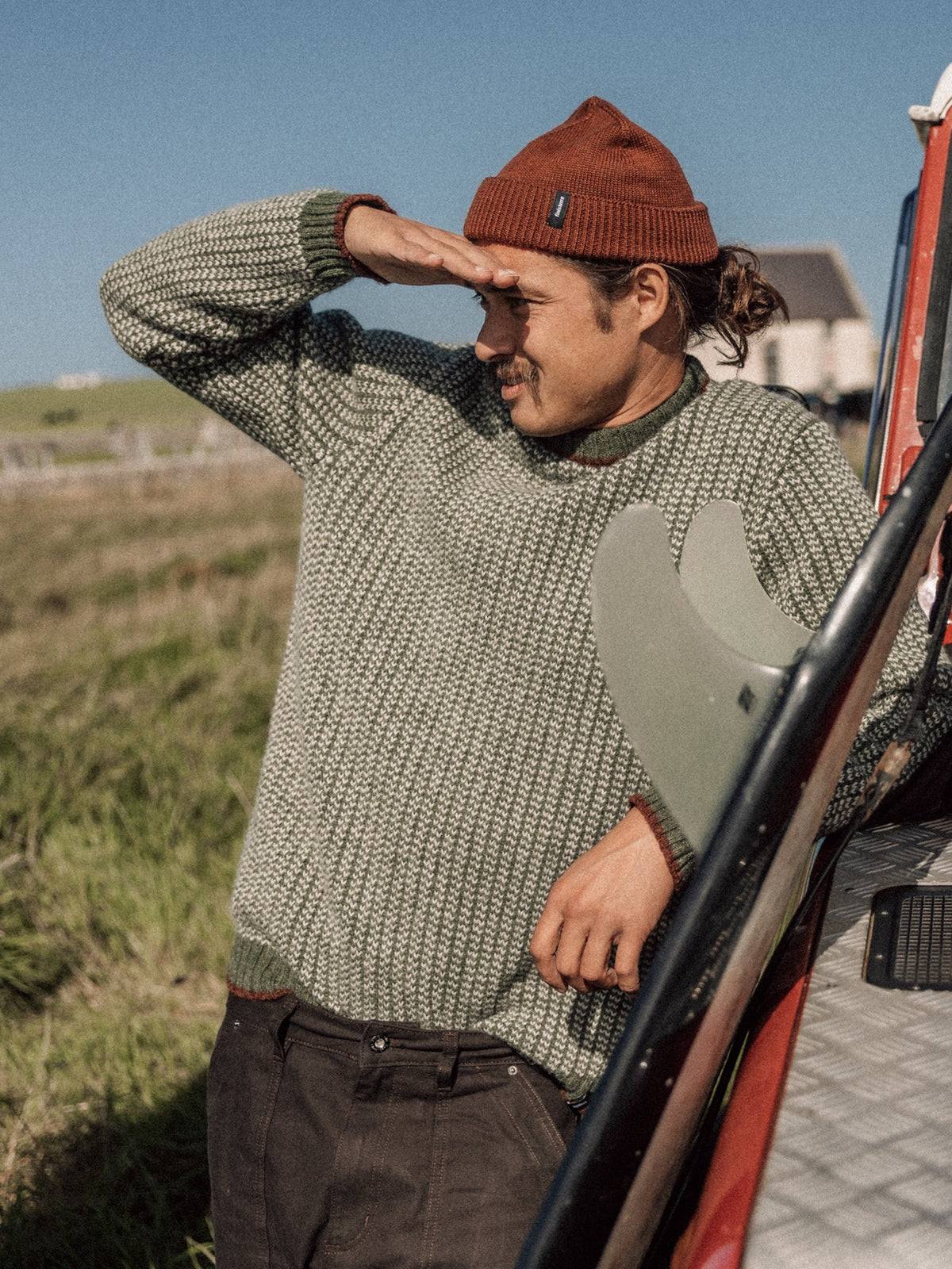 Finisterre Selfost Nordic Crew Sweater Men's