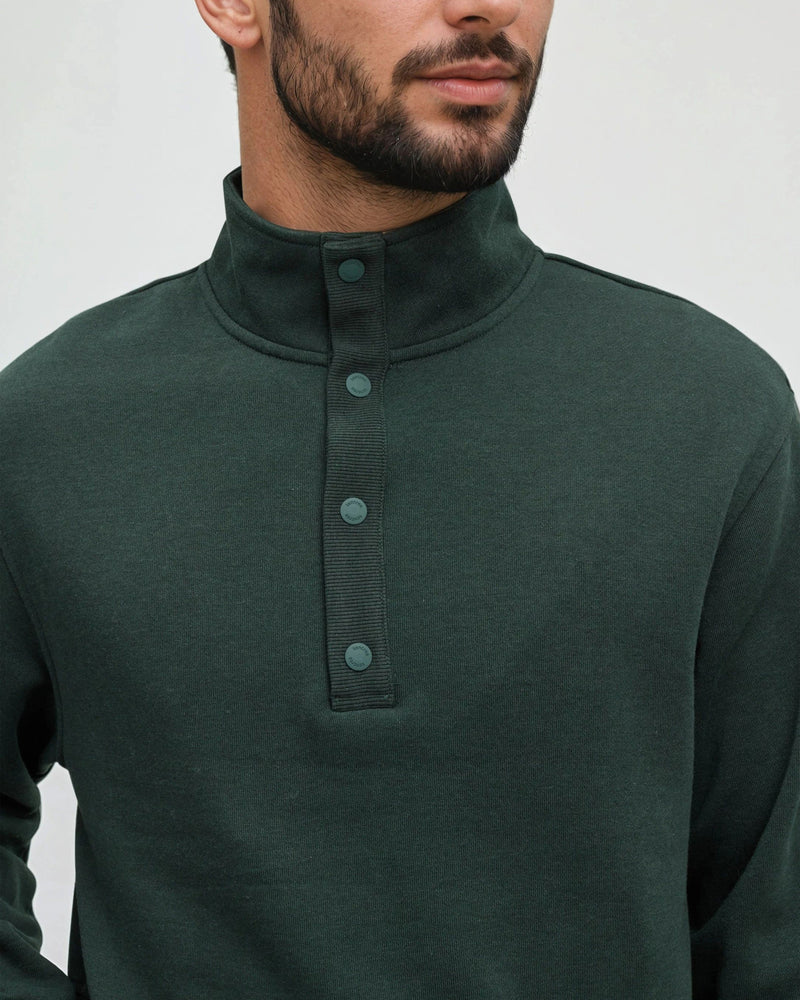 Tentree Howson 1/4 Snap Sweatshirt Men's