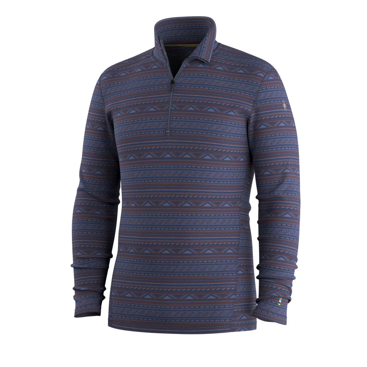 Haut thermique Classic Thermal Mérinos à quart de glissière Smartwool pour hommes