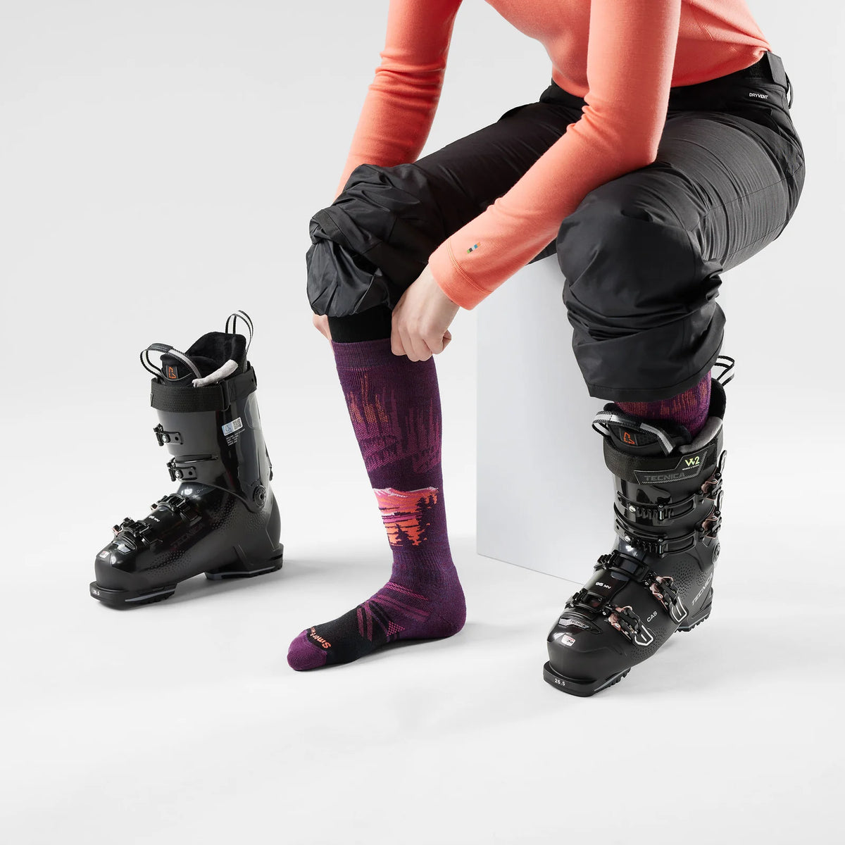 Smartwool Ski Full Cushion Alpine Aura OTC Socks Women's 2908