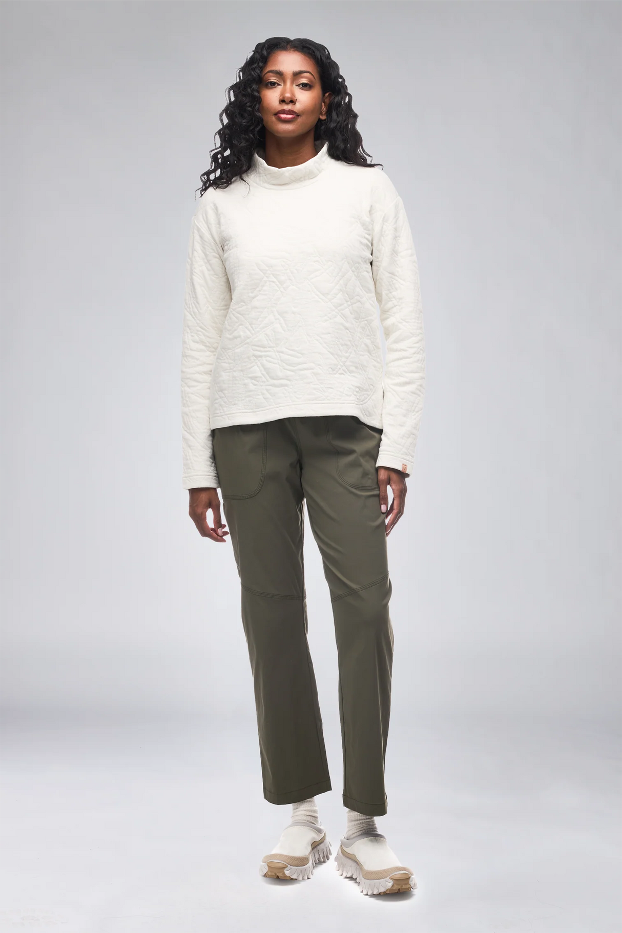 Indyeva Brano Mock Neck Sweater Women's