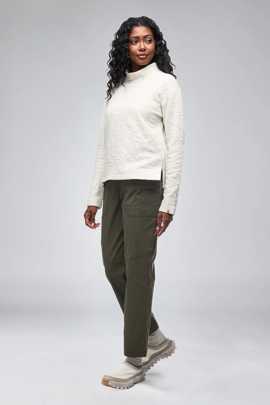 Indyeva Brano Mock Neck Sweater Women's
