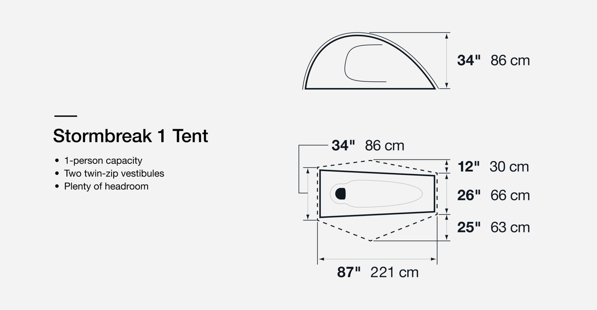 The North Face Stormbreak 1 Tent