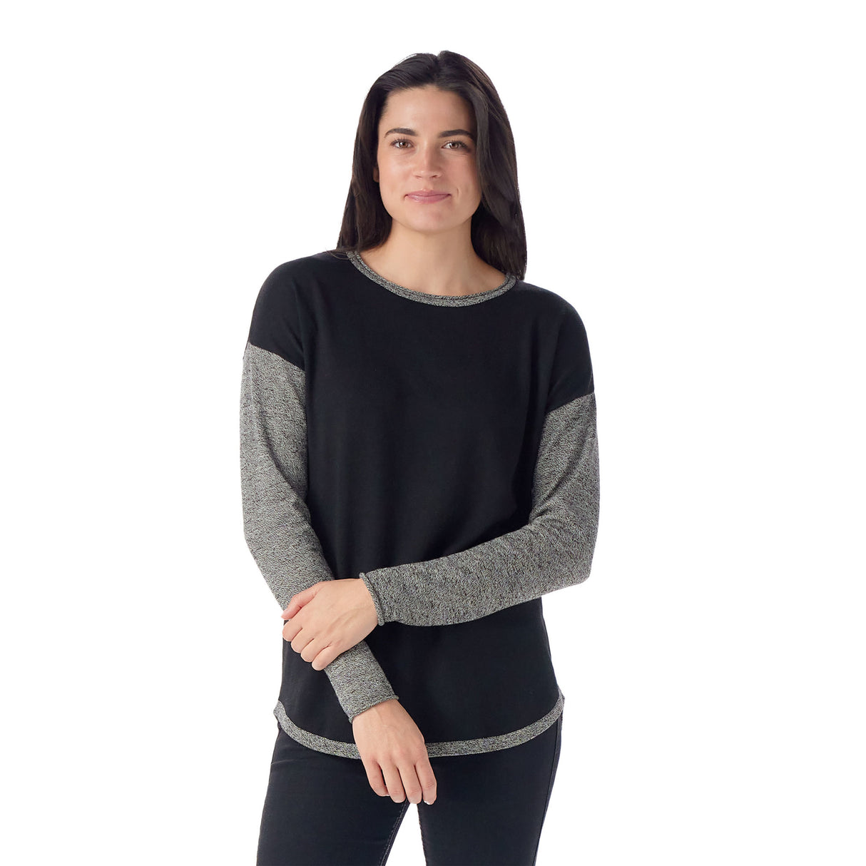 Smartwool Shadow Pine Colorblock Crew Sweater Women's