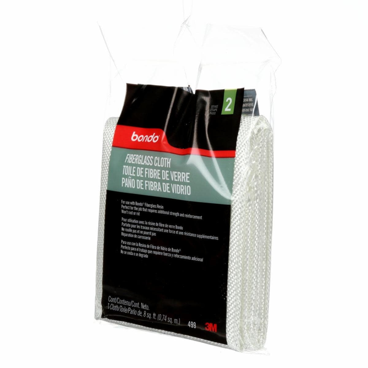 3M Bondo Fiberglass Repair Cloth, 8 sq ft. (2.5m)