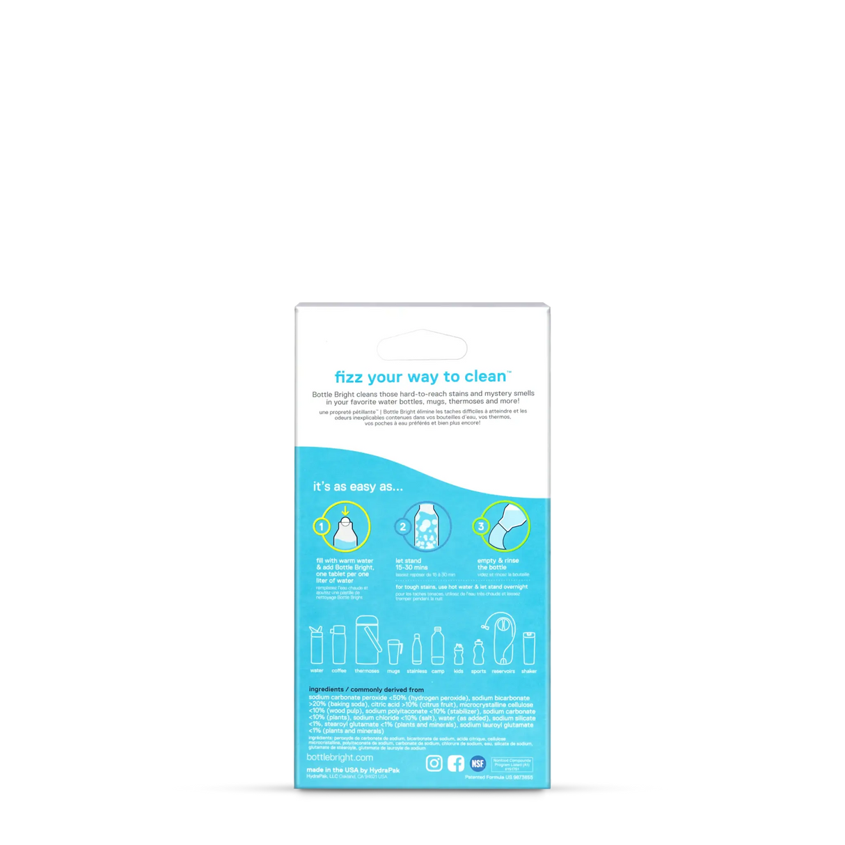 Bottle Bright Cleaning Tablets - 12 Tablets