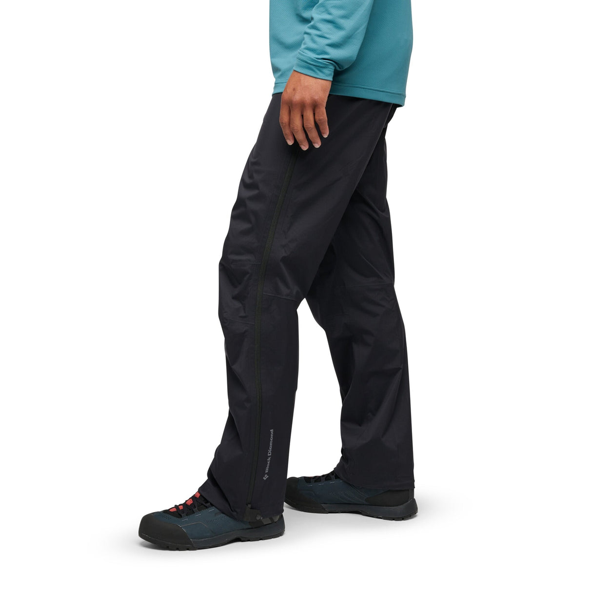 Black Diamond Fineline Stretch Full Zip Rain Pant Men's