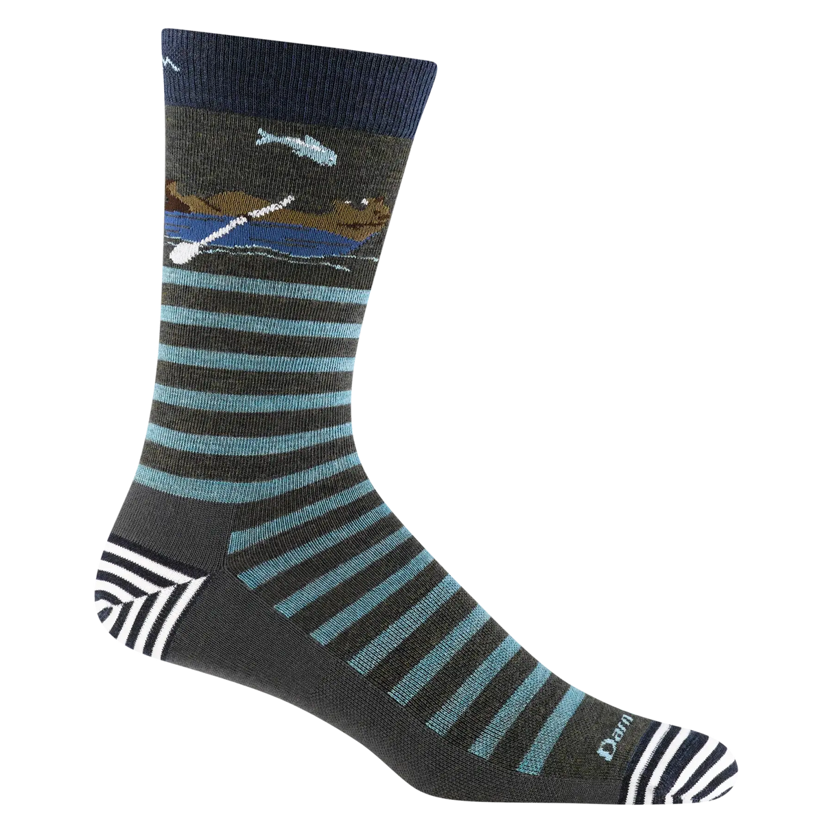 Darn Tough Animal Haus No-Cushion Lightweight Lifestyle Crew Sock Men's 6066