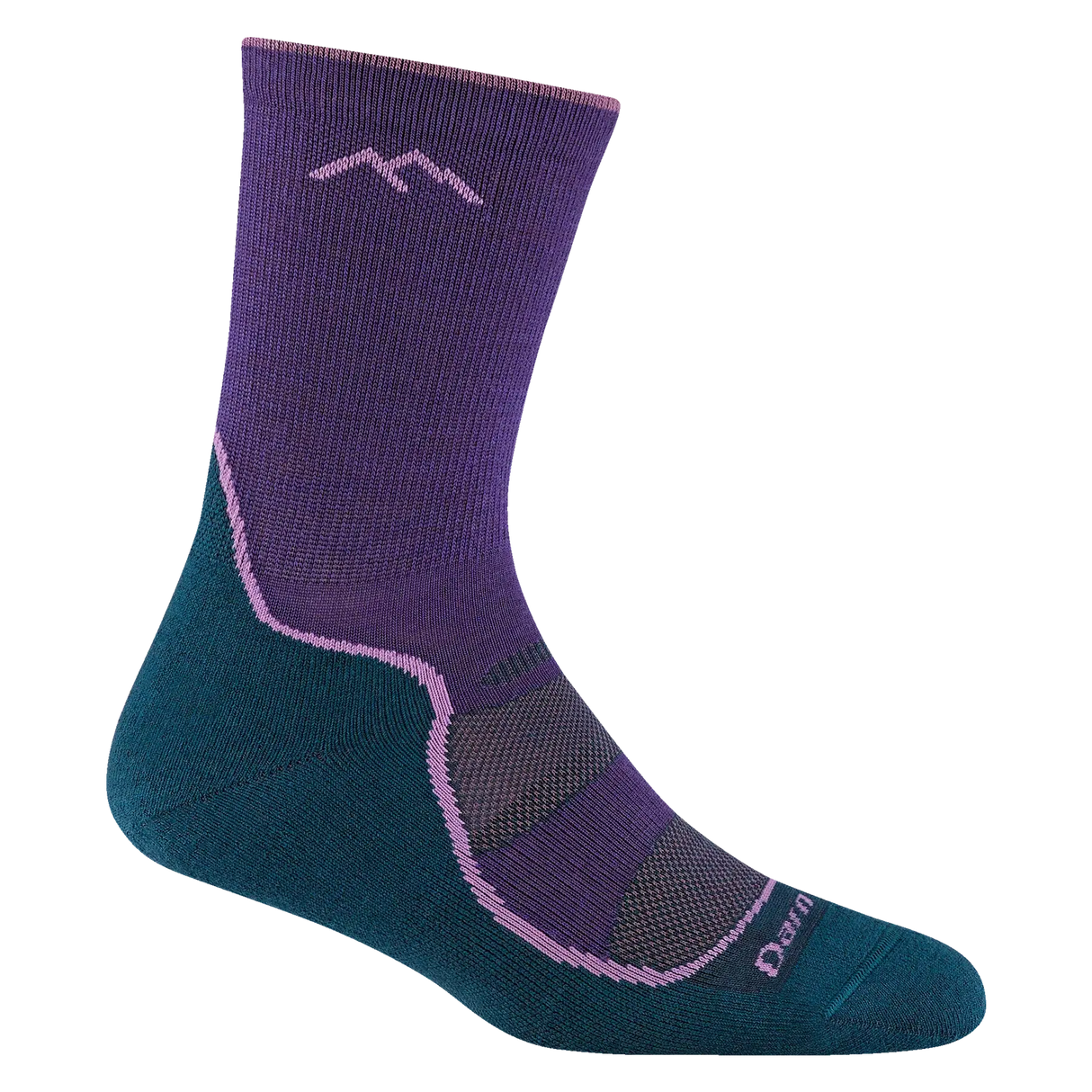 Darn Tough Light Hiker Cushioned Lightweight Hiking Micro Crew Sock Women's 1967