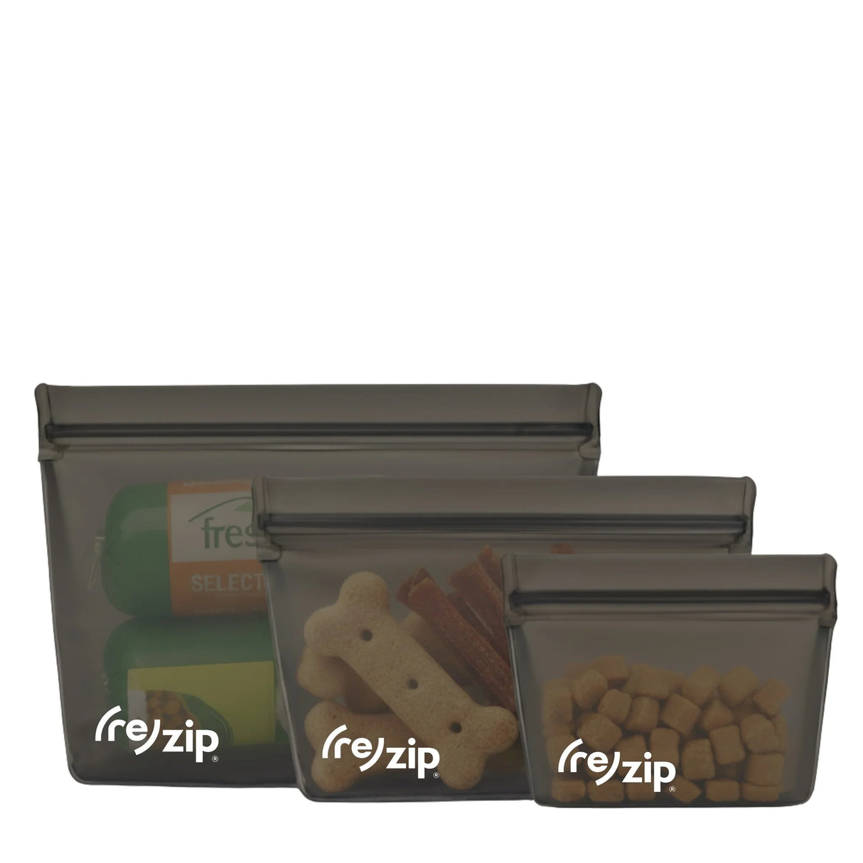 (re)zip Reusable Stand-Up Leak-Proof Bag 3pk