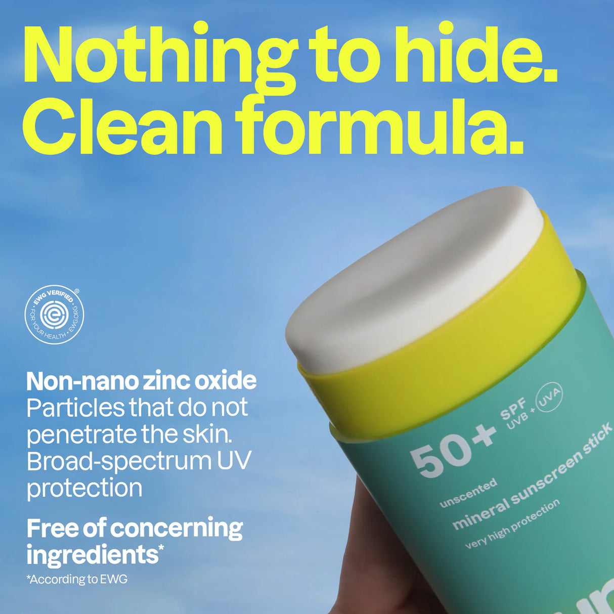 Sunly Face & Body Sunscreen Stick SPF 50
