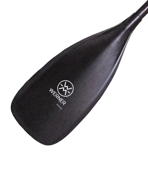 Werner Journey Carbon 1pc Straight Shaft Canoe Paddle - uncut