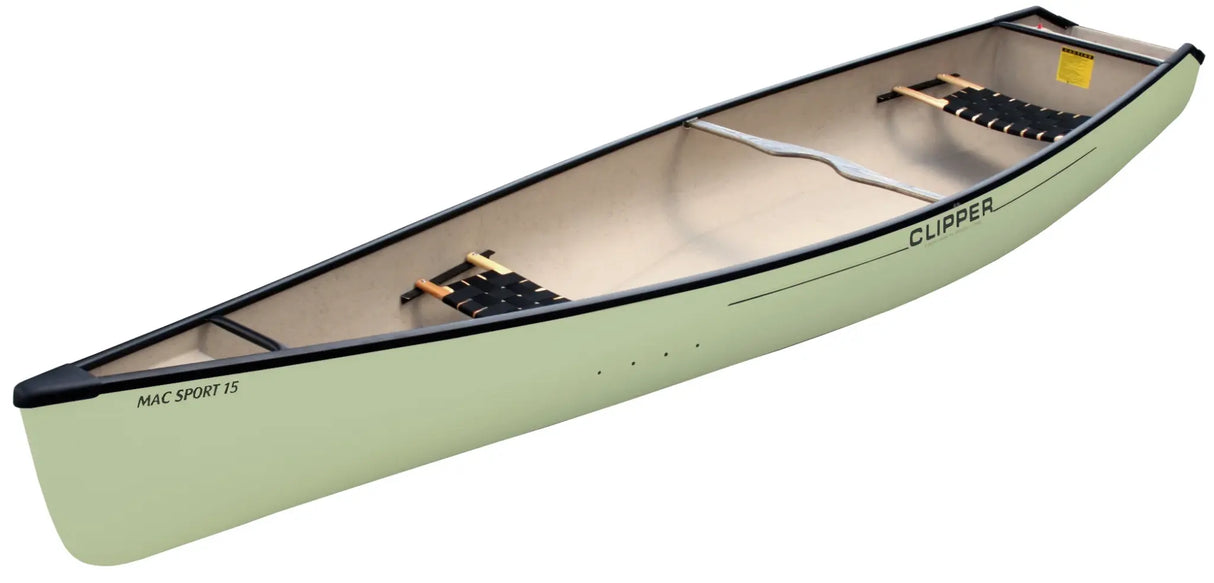 Clipper Canoe MacKenzie Sport 15' Fiberglass Avocado