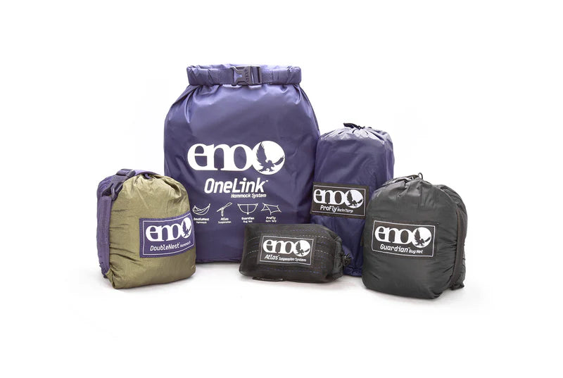 ENO OneLink SingleNest Hammock Shelter System, Navy/Olive