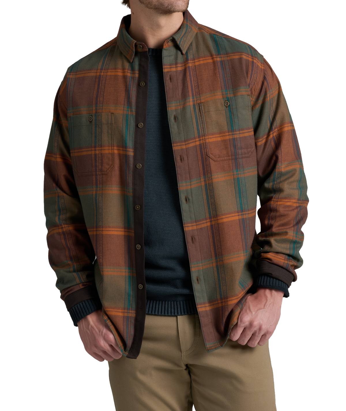 Chemise à manches longues en flanelle Kuhl Fugitive pour homme