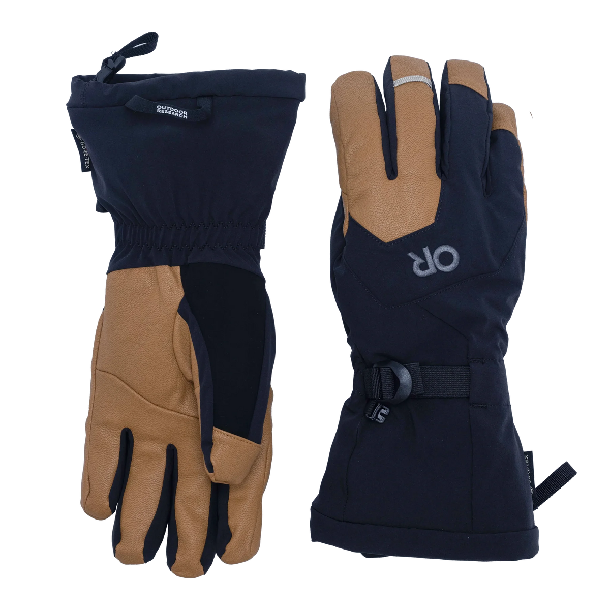 Outdoor Research Arete Modular GORE-TEX Glove Men's - Black/Dark Natural