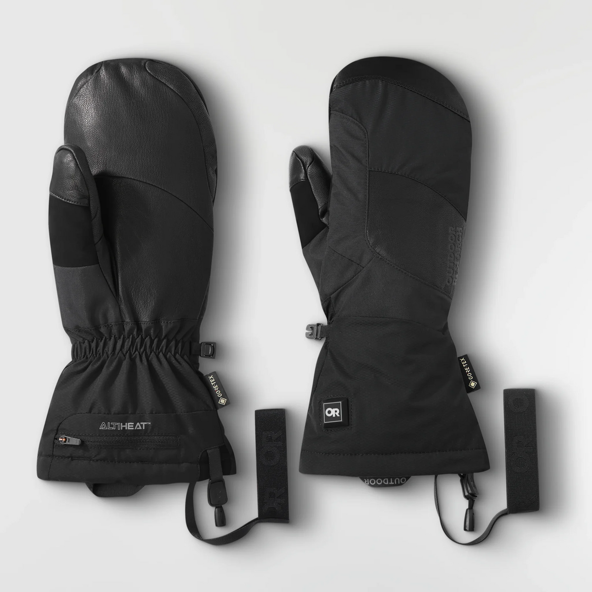 Outdoor Research Prevail Heated GORE-TEX Mitt - Solid Black