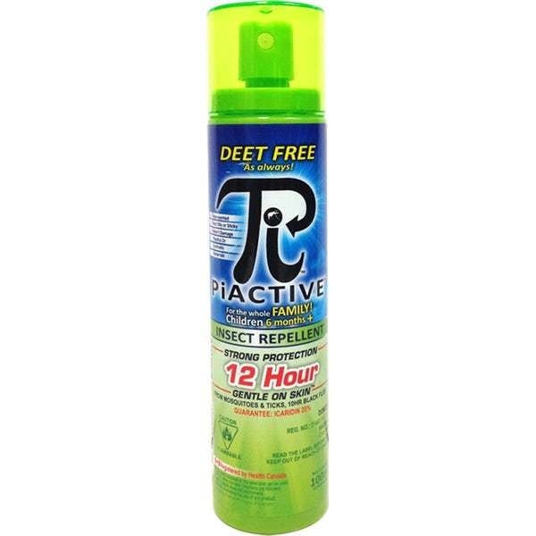 PiActive Deet Free Travel Sized Insect Repellent Pump Spray 100ml