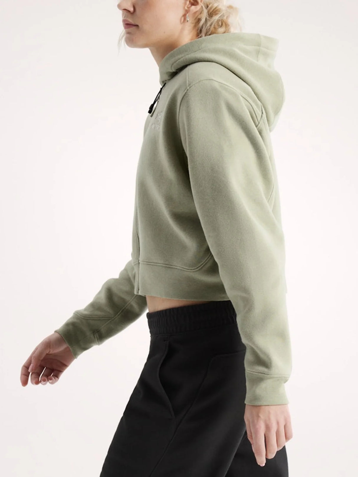 Arc'teryx Emblem Fleece Full Zip Crop Hoody Women's