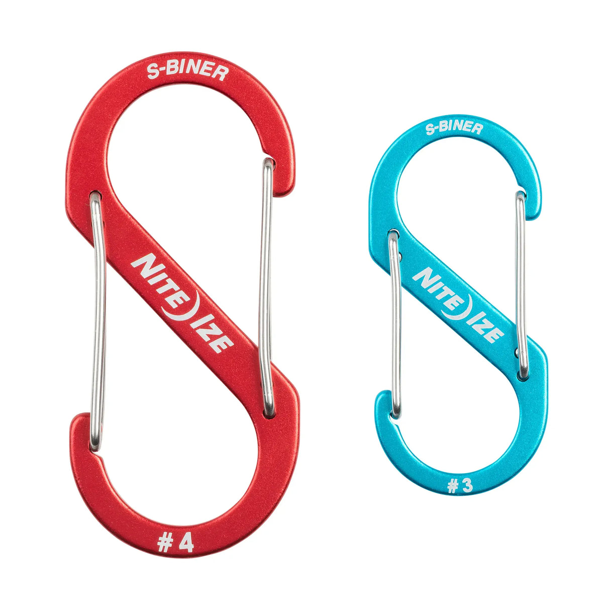 Nite Ize S-Biner® Aluminum Dual Carabiner #4 - 3 Pack