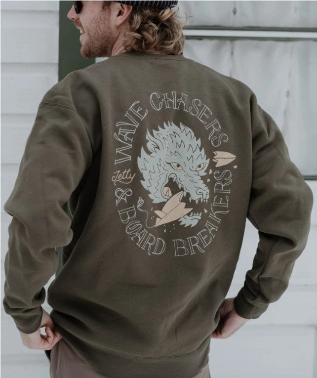 Jetty Breakers Crewneck Sweatshirt Men's
