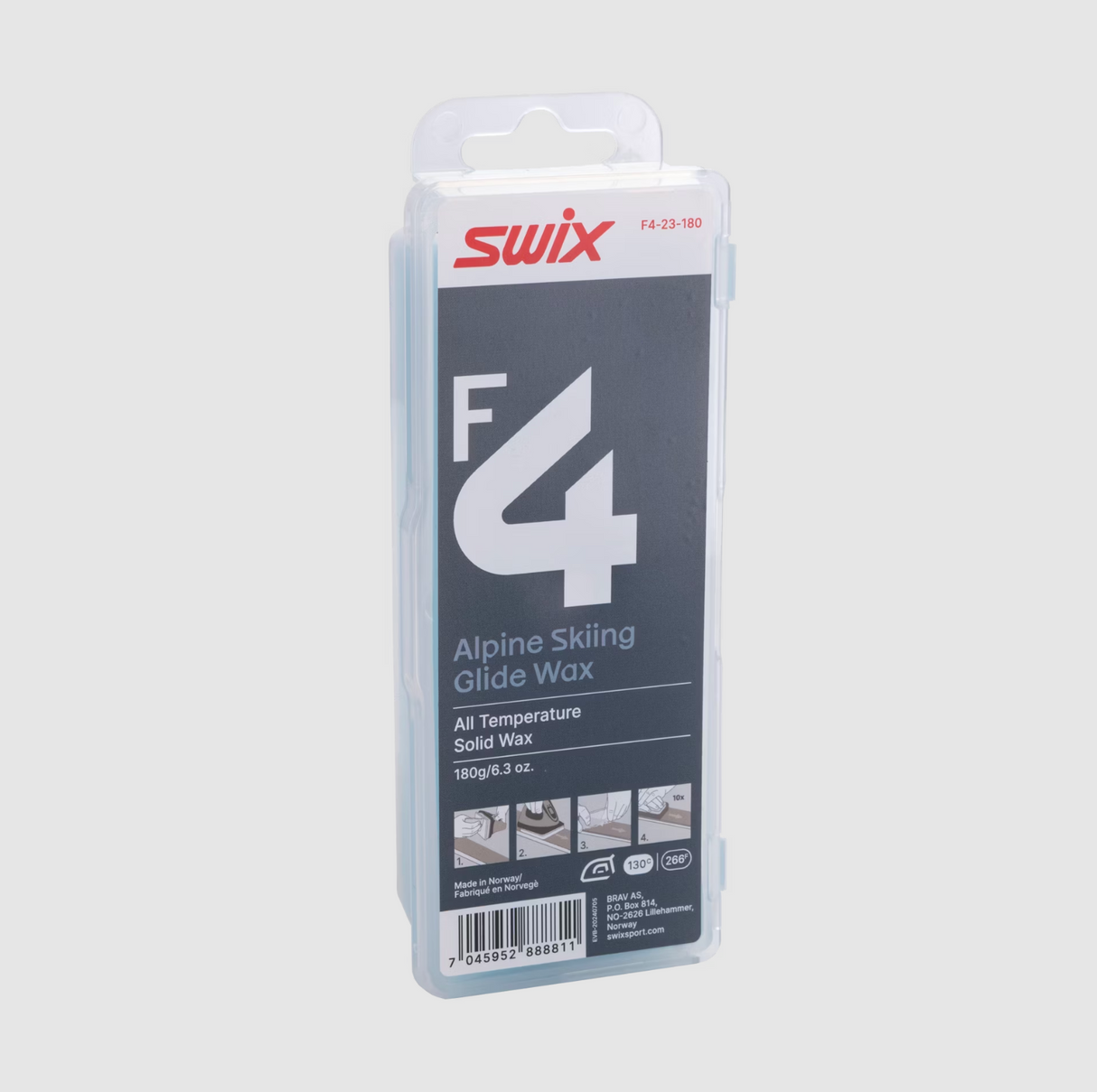 Swix F4 Glide Wax, 180g