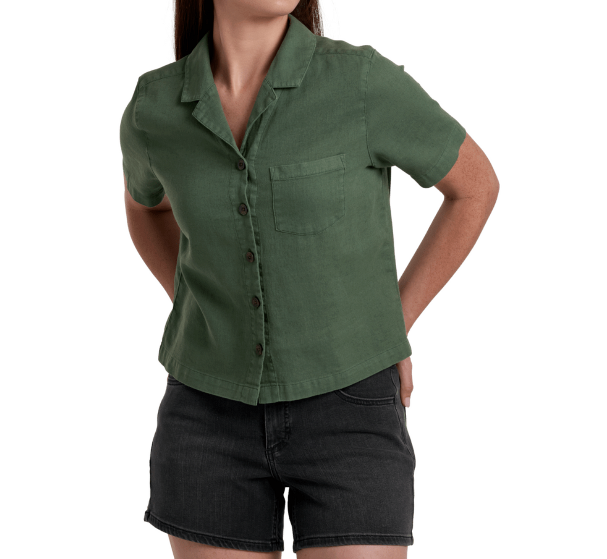Kuhl Luisa Short Sleeve Button Up Shirt Women's