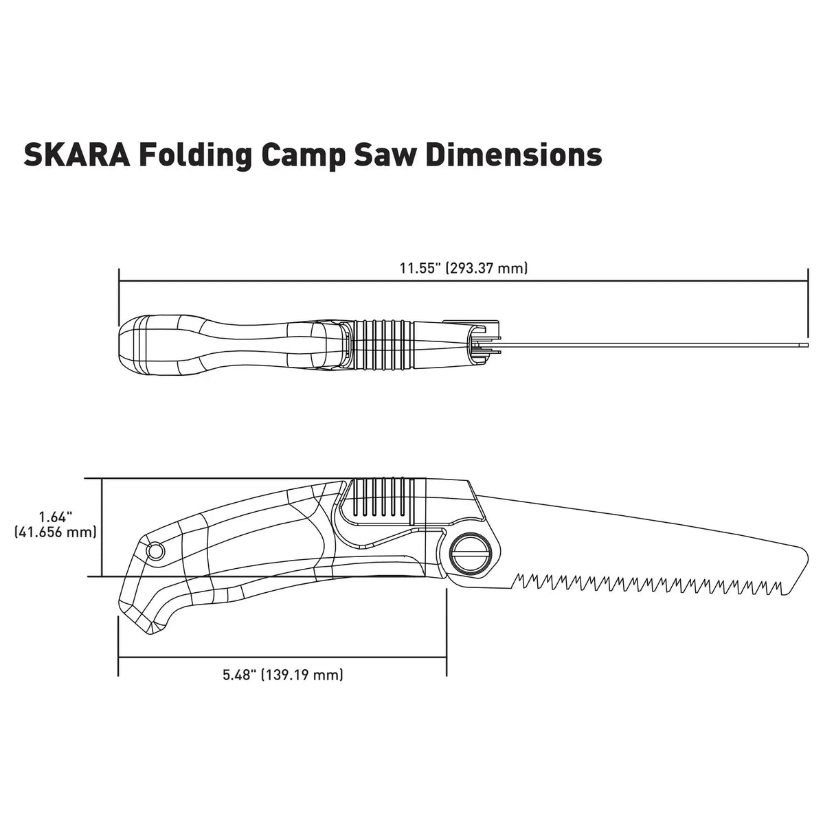 Gear Aid Skara Camp Saw with Sheath