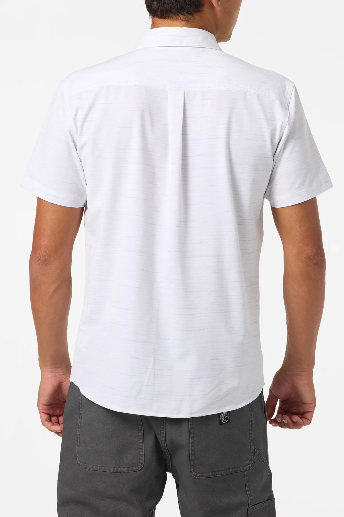 O'Neill TRVLR UPF Traverse Stripe Short Sleeve Standard Shirt Men's